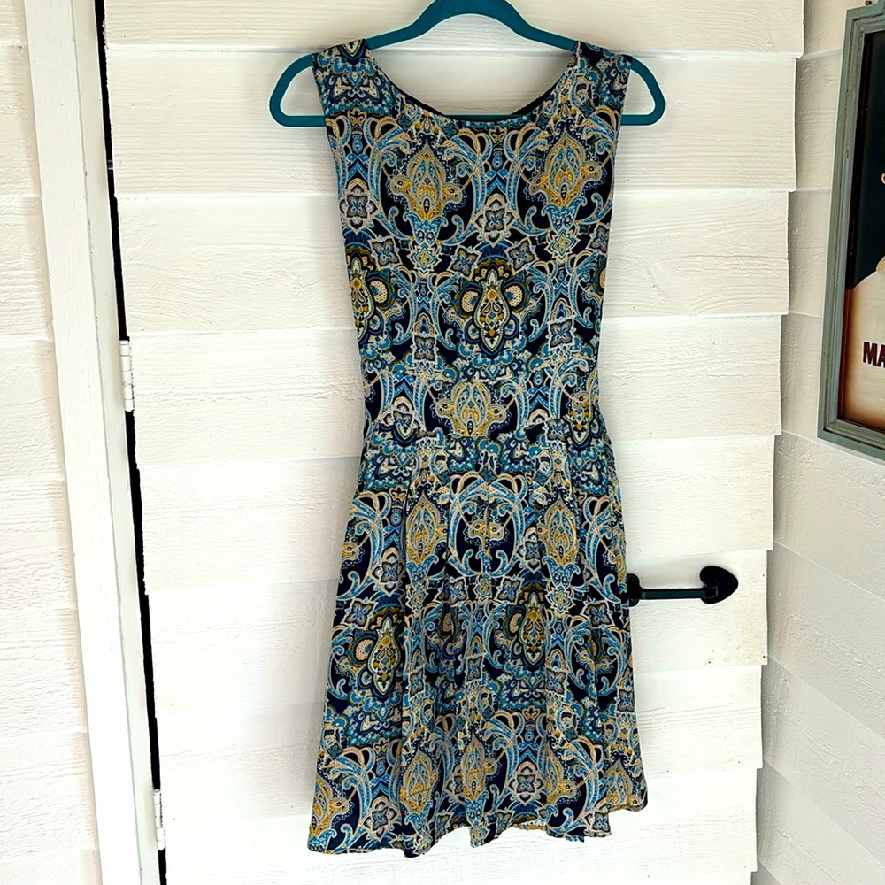Purchased in London Boutique M/L silk dress. Tags on